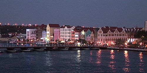 Willemstad (Curacao) im Abendlicht