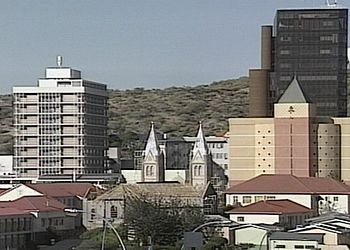 Blick auf Windhoek